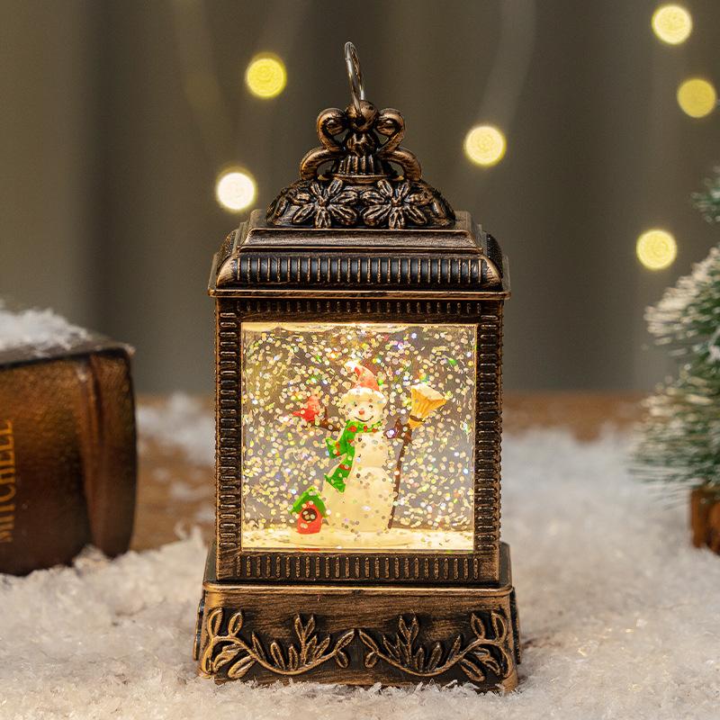 Christmas Decorations Christmas Lantern Night Light Glowing Crystal Ball Christmas Small Gifts Christmas Ornaments