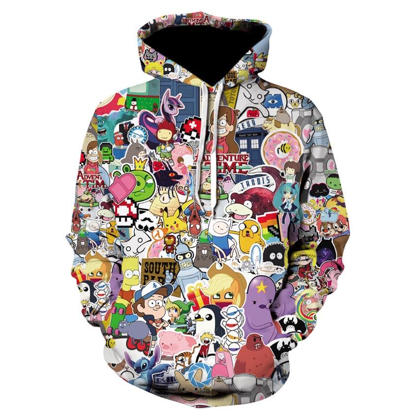 Rick Womenmen And Morty Funny 3d Print Casual Hoodie Sweatshirt Jumper Pullover