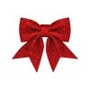 Red Christmas Tree Decoration with Gold and Glitter for Holiday Festive Decor