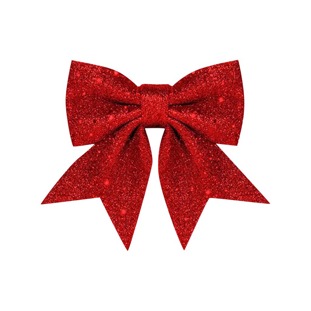 Red Christmas Tree Decoration with Gold and Glitter for Holiday Festive Decor