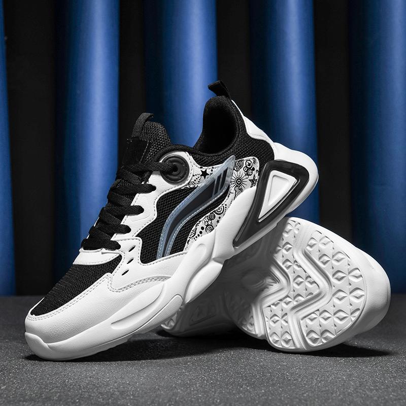 Men Running Shoes Mesh Fashion Sneakers Breathable Casual Sport Shoes Outdoor Walking Jogging Tennis Shoes Athletics Plus Size