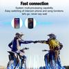 Hysnox HY-02 Motorcycle Helmet Intercom BT5.0 Hands-free Interphone Full Duplex for Six Motorcycle