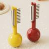 2 in 1 Standing Vegetable Peeler with Brush, Vertical Tumbler Peeler, Multifunctional Potato Apples Peeler, Kitchen Tool