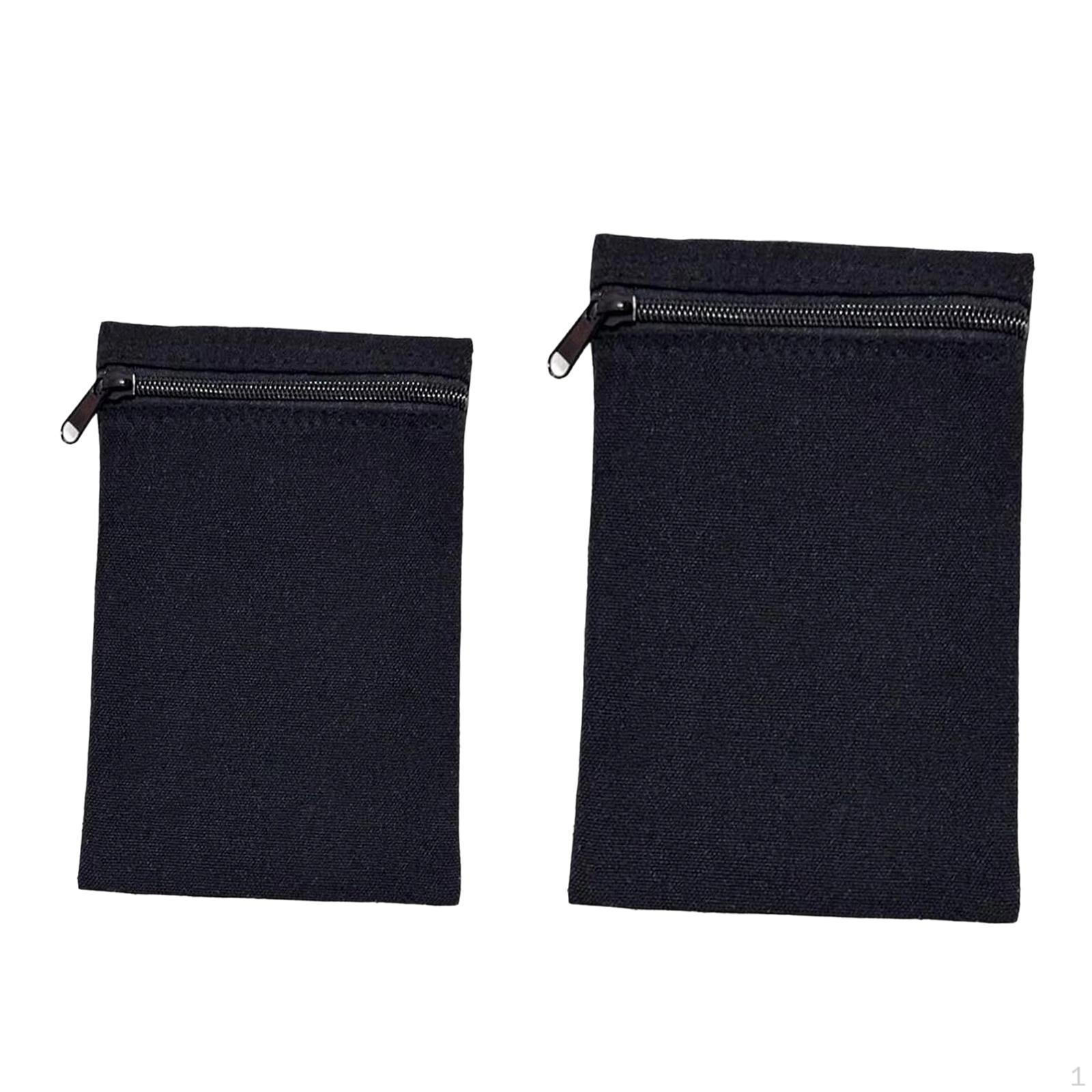 

2 Inner Pockets with Zippers, Canvas Built- Pockets, Practical for Smartphone And Keys Style A