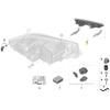 Headlamp Bracket Headlight Bracket For Replacement ABS Plastic OEM 63118496141 Replacement Installation Front Left Position