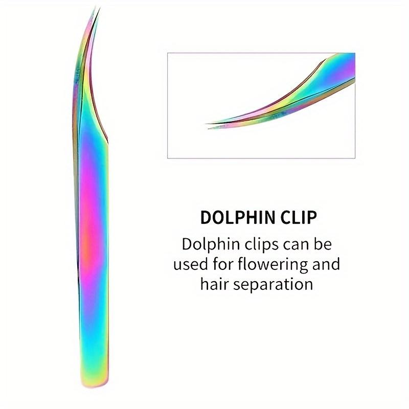 1 Pcs Eyelashes Tweezers Stainless Steel Superhard Tweezers High Precision Anti-static Tweezers for Eyelash Extensions