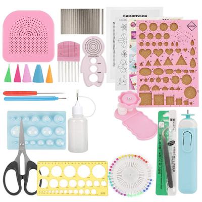 Quilling 24 Paper Paper Artificial Flower DIY Craft Quick Summer Party Decorations Kit, Pieces, Quilling, Art, Kit, Strips, Beginners, Hobby, Craft,