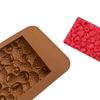 Shenhong Raspberry & Strawberry Chocolate Bar Silicone Mold for Christmas Mousse Cake Decoration