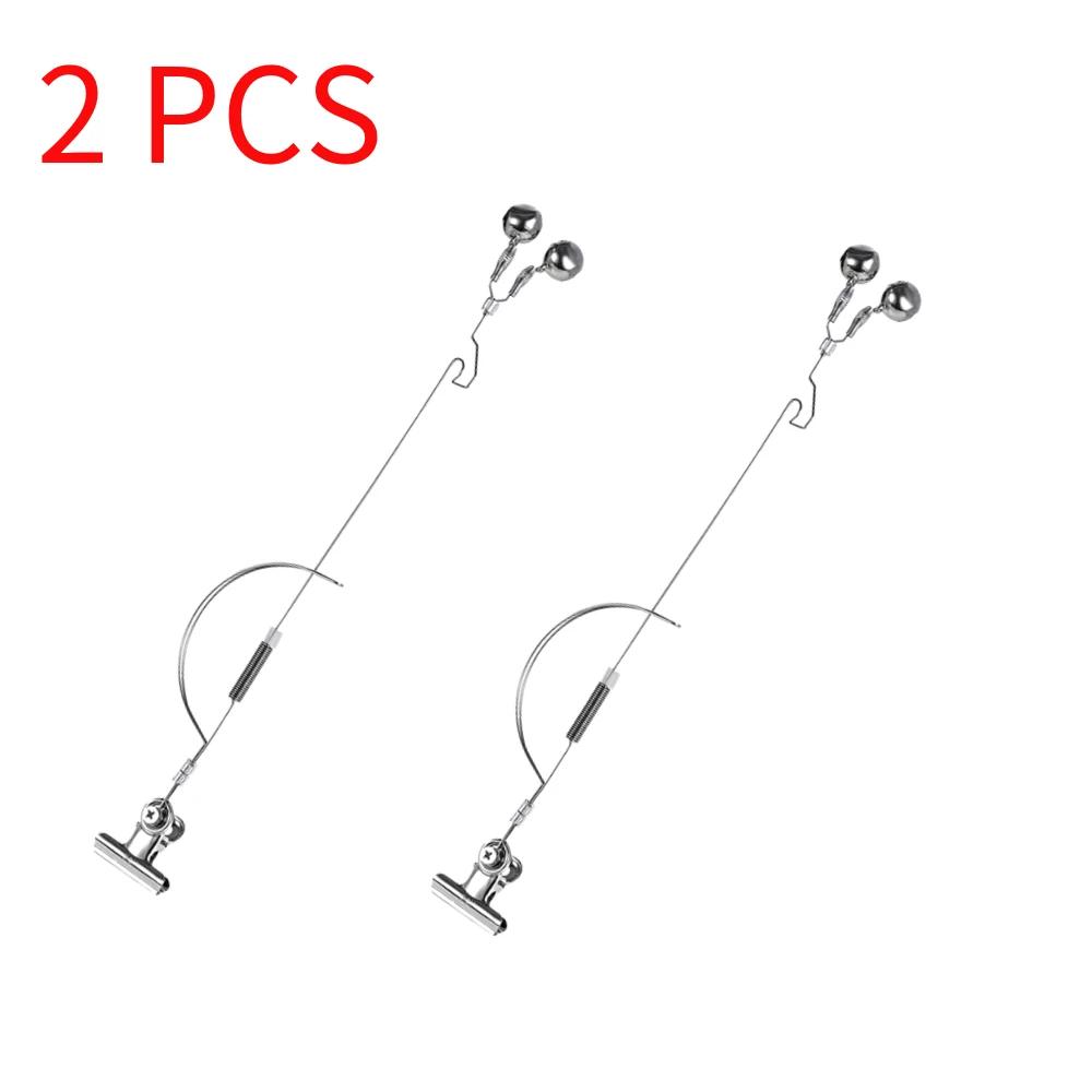 1-10 PCS Fishing Bell Bite Alarms Stainless Fishing Rod Bite Bait Alarm Carp Tackle Anti-corrosion Anti-rust Fishing  Equipments