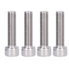 4PCS Stainless Steel Hex Socket Bolt Fastener Hardware for Engineering, Construction and DIY