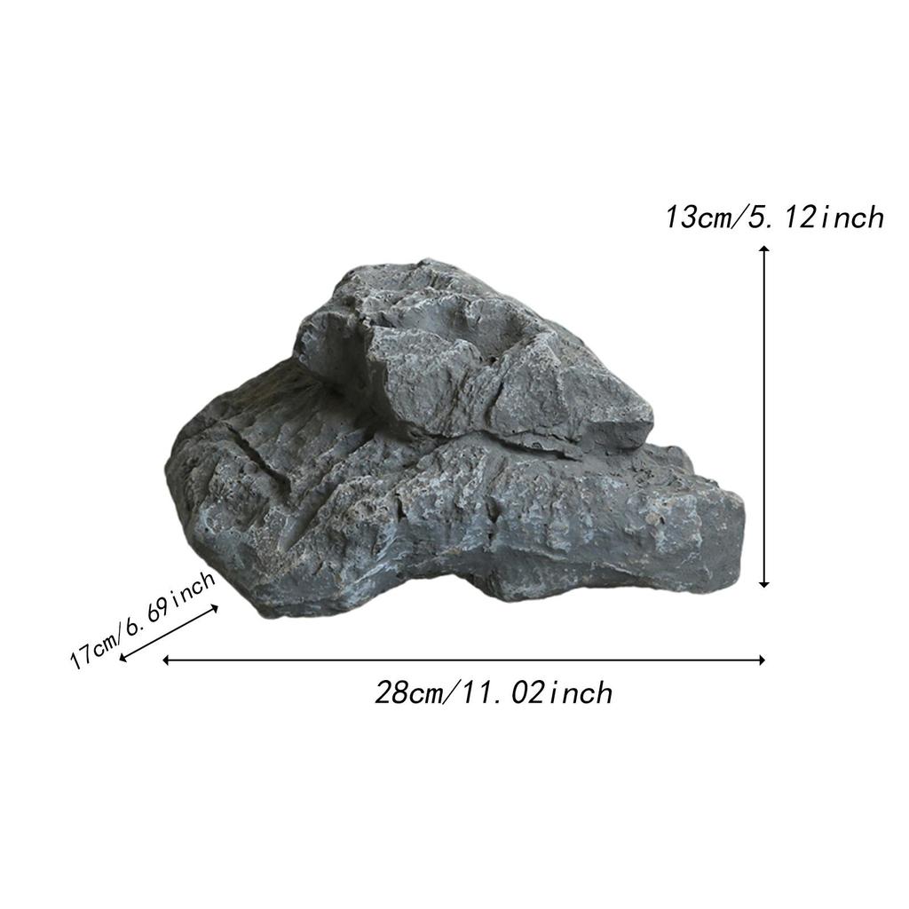 Fake Landscape Rock Yard Ornament Multifunctional Lightweight for Landscaping Projects Realistic Sandstone Garden Decoration