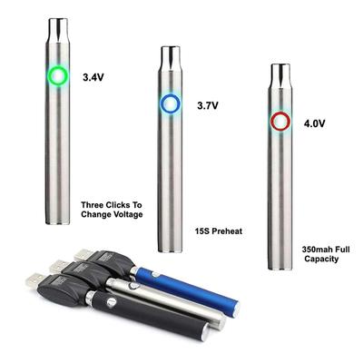 510 Thread Battery Cart Pen Adjustable Voltage Smart Power Pen Compatible With Cartridge, Mini Soldering Iron Kit With Usb Charg