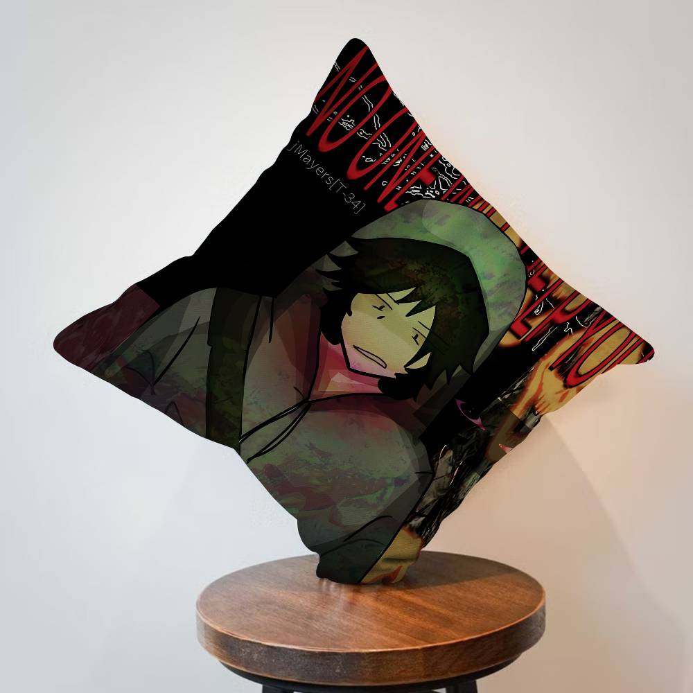 Cry of Fear Game Pillow Covers Cartoon Sofa Decorative Home Double-sided Printing Short Plush Cute Cushion Cover