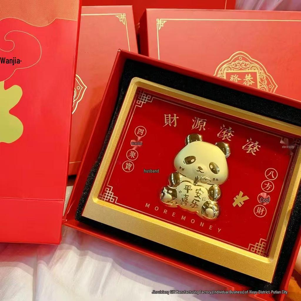 Tian Guan Ci Fu 2026 Year of the Horse Wealth Ornament - Customizable Desktop Decoration & Corporate Souvenir