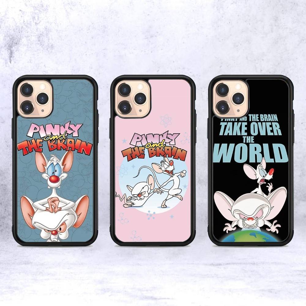 Pinky And The Brain Phone Case Silicone PC+TPU For For iPhone 11 12 13 14 15 16 Plus Pro Max Cover