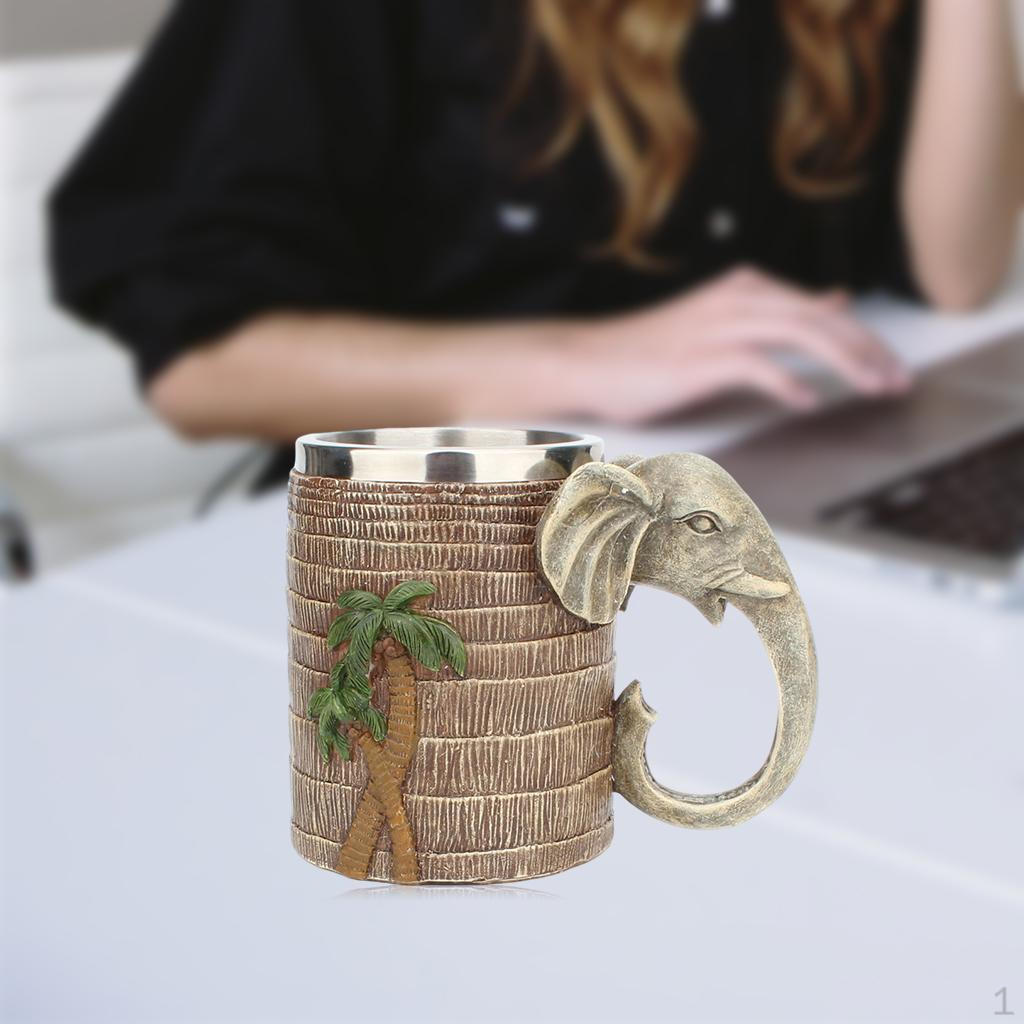 

Wooden Barrel Beer Mug Bucket Shaped Drinkware with Handle Cocktail Birthday Gift