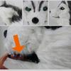 Realistic Mouth Mover Dog Mask Moving Mouth Animal Head Mask Cosplay Costume