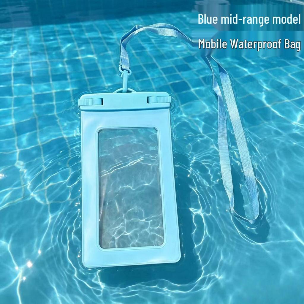 High-End Waterproof TPU Phone Pouch for Swimming, Rafting & Beach - Touchscreen Compatible