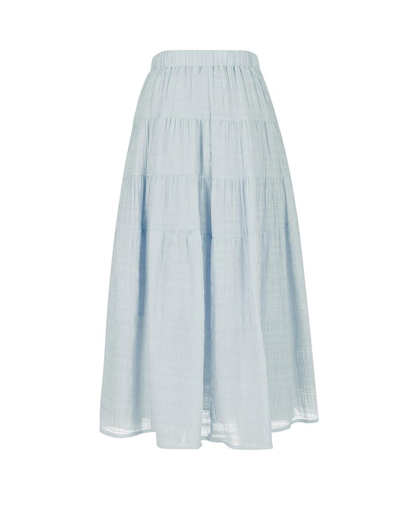 SOUP Tiered Flare Long Skirt (Sb3Srf1)
