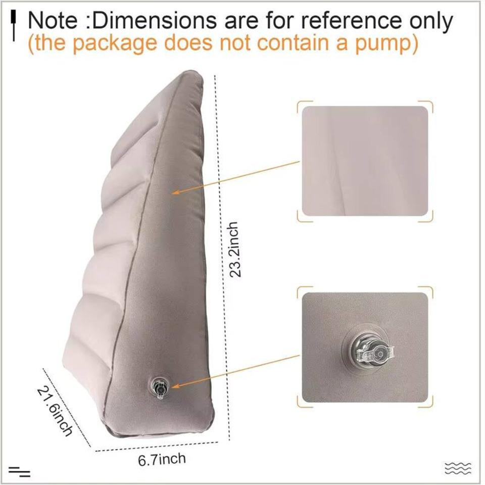 Inflatable Adult Sex Room Position Pillow Cushion Triangle Inflatable Ramp Furniture For Deeper Position Support Pad