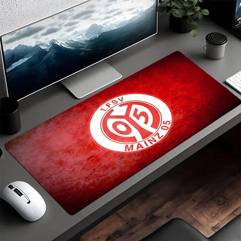 Red Emblem FSV Mainz Mouse pad, Gaming Mouse Pad, keyboard pad, Desk Decor for computer notebook Fan Gift Birthday Gift