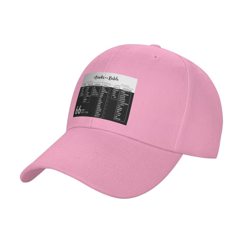 Fashion The Books of the Bible Curved Brim Baseball Cap Hats For Unisex