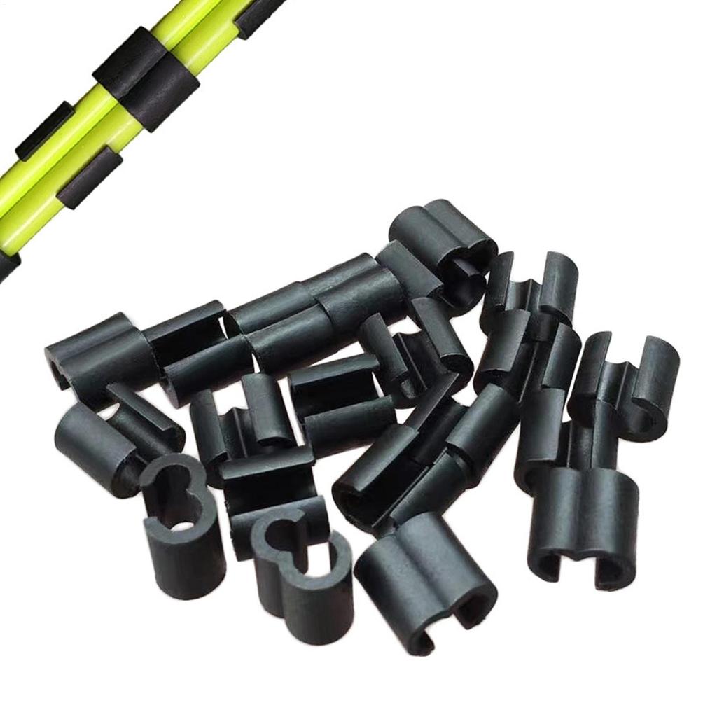 Cycle Cable Clips 10X Housing Hose Guide Clamps Housing Guide Retaining Buckle for Outdoor Road Mountain Riding