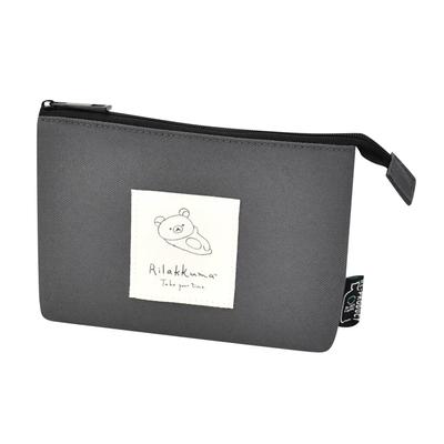 Rilakkuma Cosmetic Water 2 Room Cute Character Goods Rilakkuma0027 Charcoal Gray [Marimo Craft] Pouch, Pouch, Repellent, Dividers, Women's, Men's,