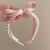 Vintage French Pearl Bow Headband - Elegant & Versatile Hair Accessory