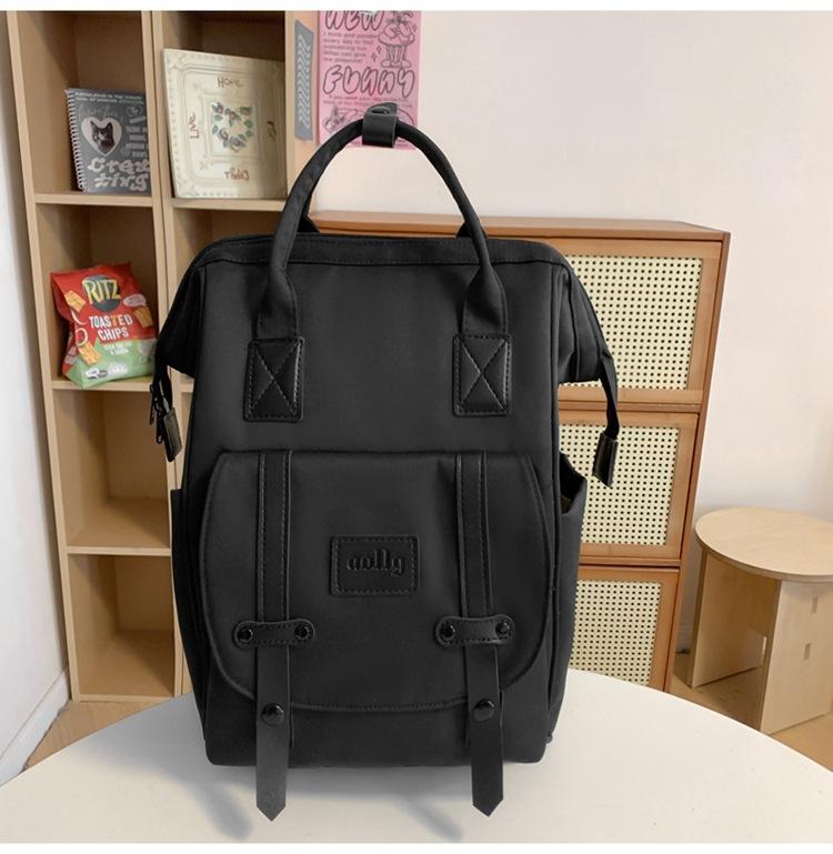 Schoolbag new backpack simple female college bag lightweight versatile Japanese student schoolbag large capacity travel backpack