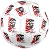 Messis farbenfrohes Logo Größe 5 Fußball Maschinengenäht Indoor/Outdoor Universeller Fußball Ideal für Fußball-Enthusiasten