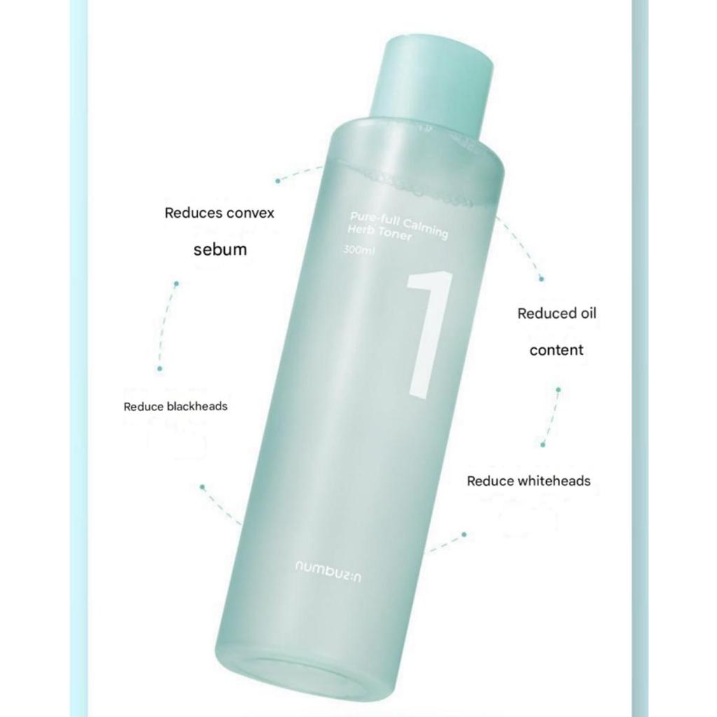 NUMBUZIN No.1 Pure-Full Łagodzący Tonik Ziołowy 300ml