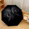 The Cure Print 8?Ribs Automatic Umbrella Wind Resistant Lightweight Folding Umbrella For Outdoor Travel