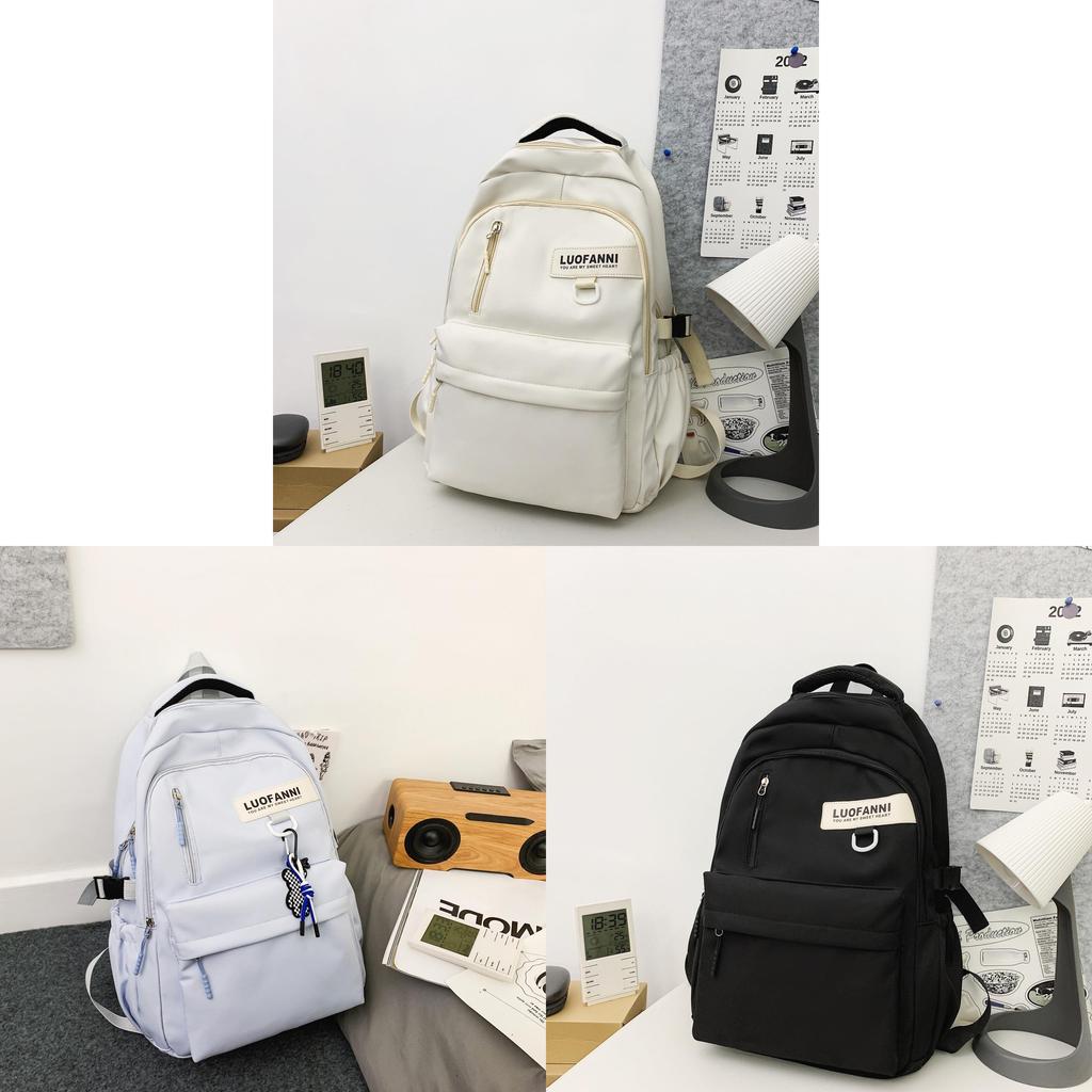 College-Stil Herren Damen Nylon Rucksack Mit Langlebiger Großer Kapazität Für Den Täglichen Gebrauch