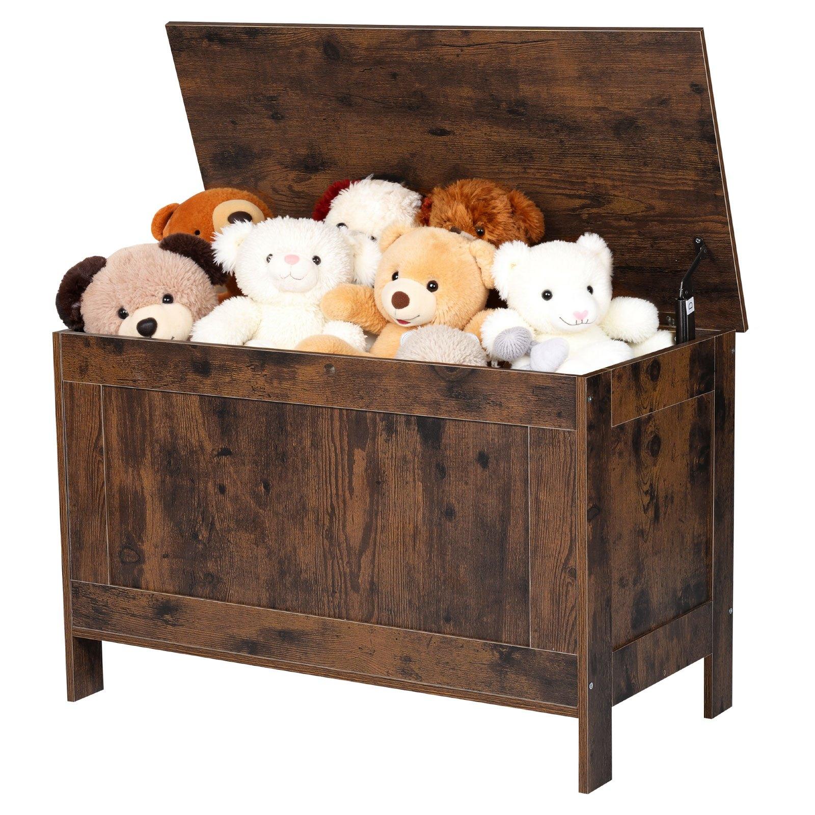 VEVOR Kids Storage Bench, Wooden Toy