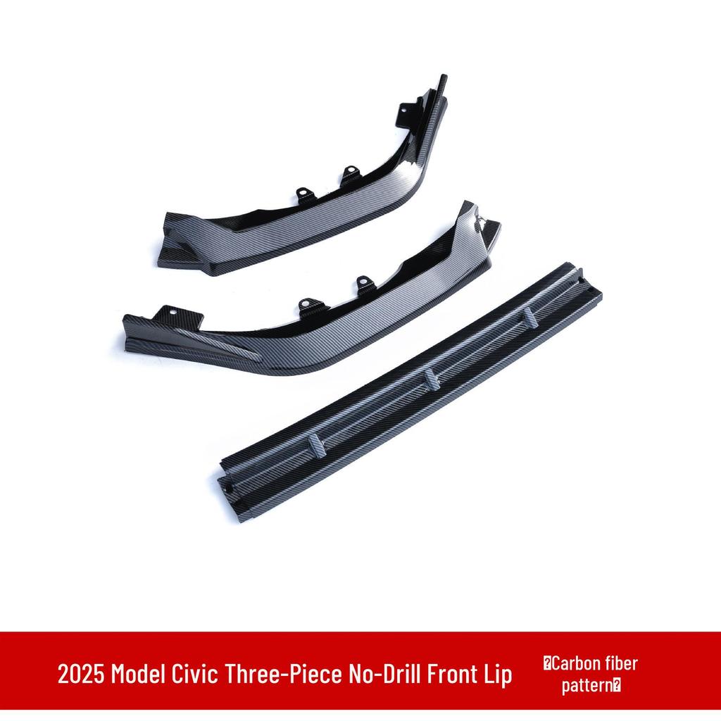 2025 Civic 11.5 Gen No-Drill Front Lip Bumper Corner