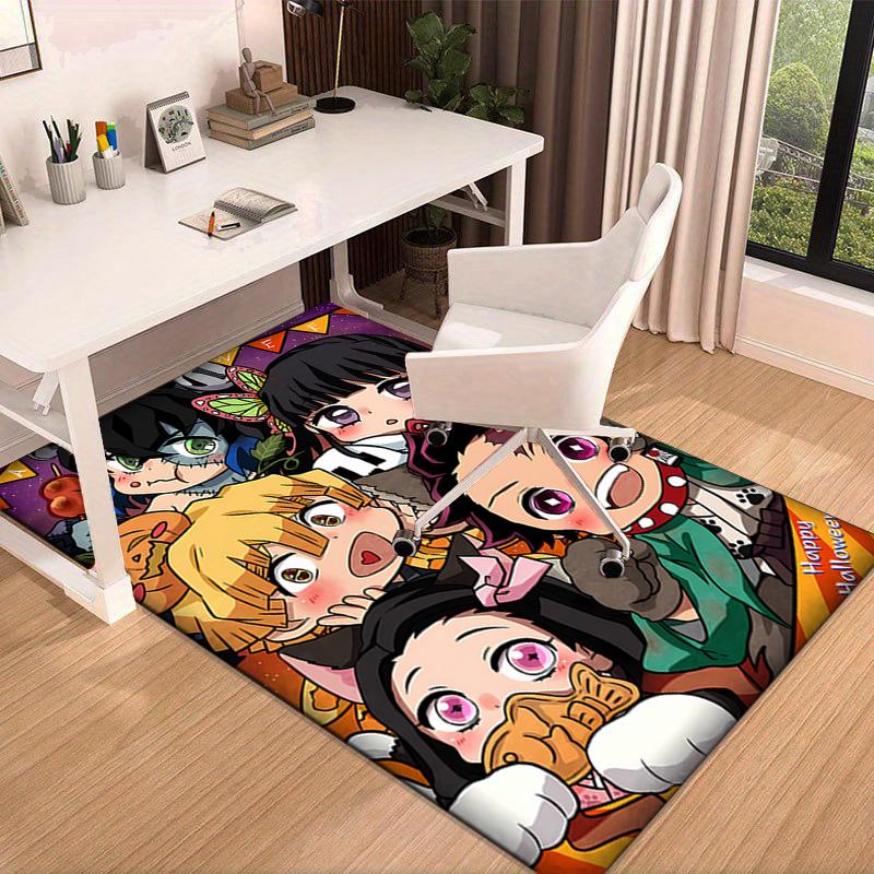 Anime Samurai Warrior's Journey Carpet, Chair Rug,Rug for Office Bedroom Living Rooms, Doormat Decor Fan Gift Christmas Gift