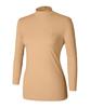 2ELA Women'S Air Snow Cooling Mock Turtleneck Long Sleeve Fingerhole T-Shirt 6 Colors (Type A)