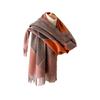 Dubbelzijdige damessjaal: Herfst/Winter Koreaanse Stijl, High-End Mode, Zachte Nekwarmer, Dikke Kwastensjaal