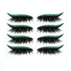 4pairs Waterproof Self-Adhesive Glitter Eyeliner False Eyelashes Eyeshadow Stickers