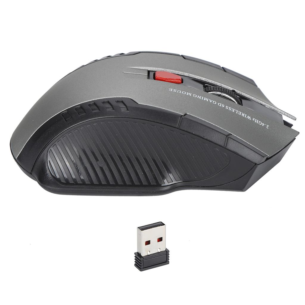 Game Mouse Smart Slim Mini Portable 2.4G Cordless Mouse with USB Receiver for Office Laptop