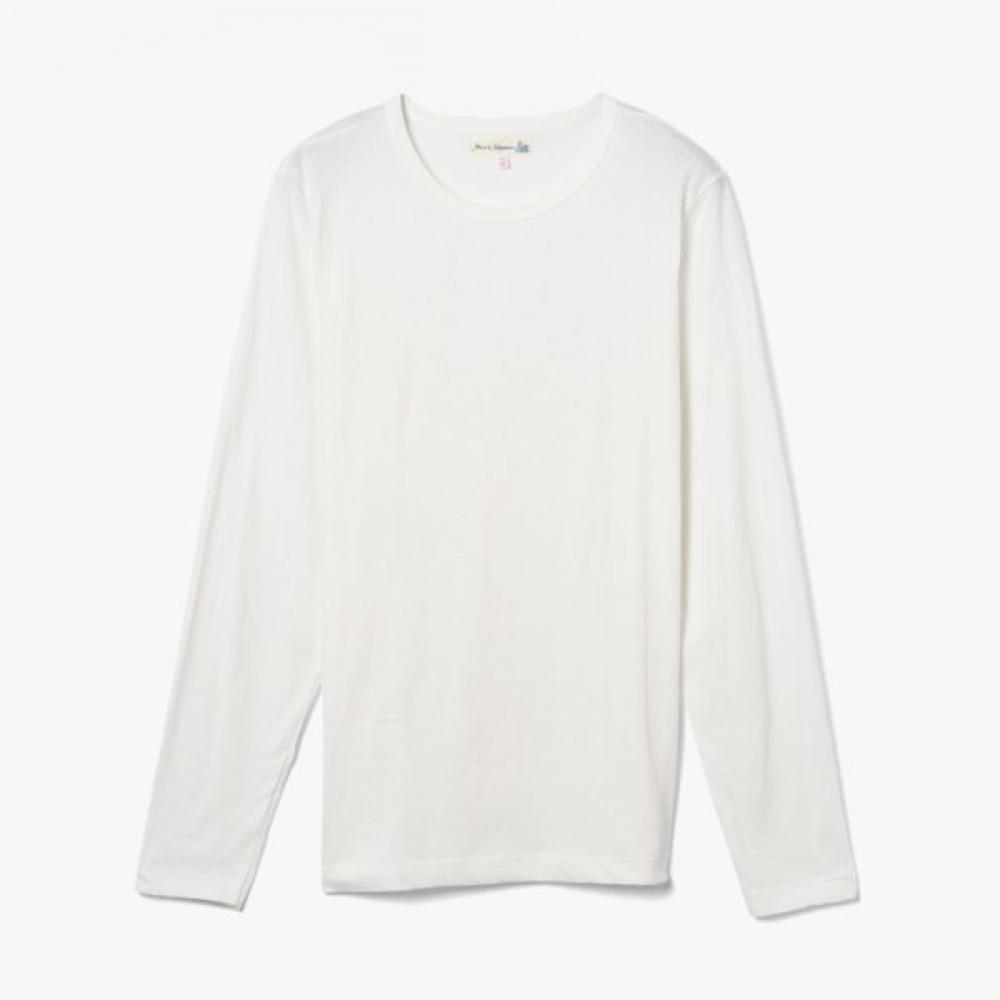 Merz B.schwanen Good Originals Футболка на кругловязальной машине Mbe1m60001a00 White (WHITE)/L(34)