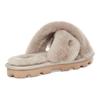 Leise Rutschhausschuhe Damen Grau 1107955-GOA