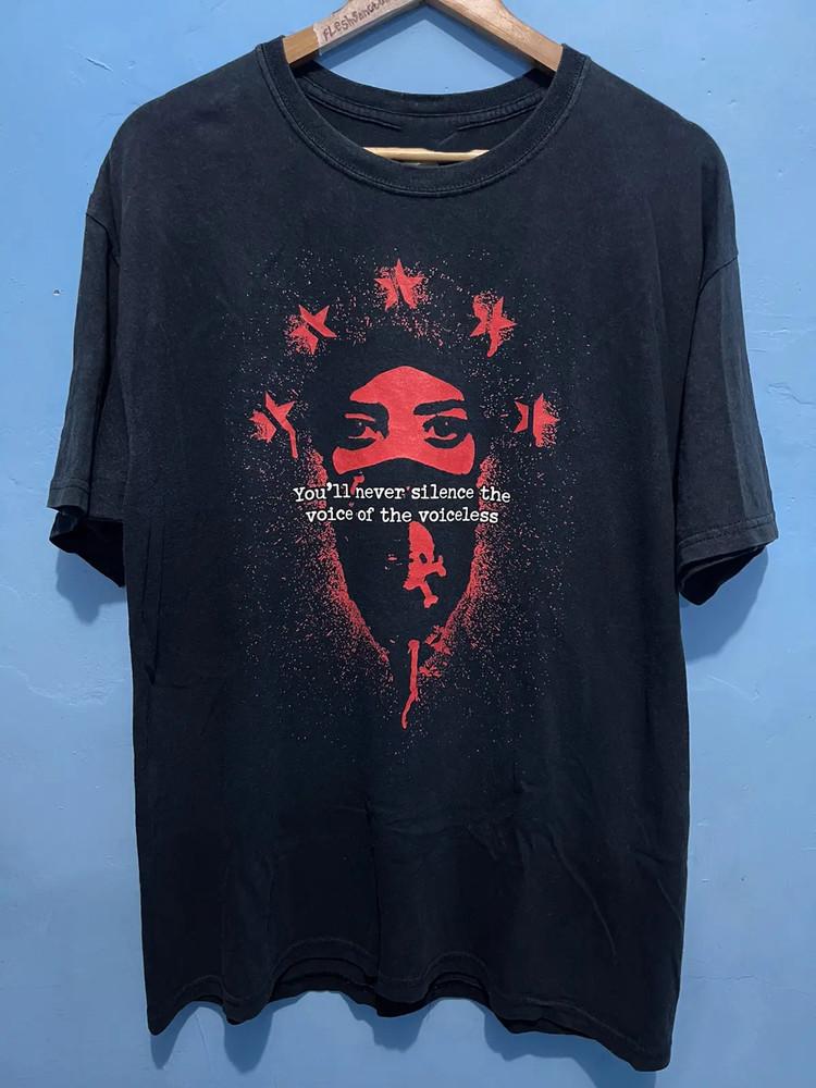 Vintage Rage Against The Machine Rage Band Tshirt unisex ZL209  Unisex T-Shirt M