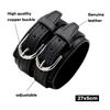Vintage Punk Style Leather Bracelets For Men Fashion Rock Retro Cowhide Leather Hand Made Braided Bracelets For Friend