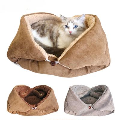 Warm Thickened Cat Bed Multifunctional Foldable Pet Mat for Cats Small Dogs Indoor Kitten Bed Cat Sleeping Mat Pet Supplies