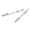 2pcs RC Rear Upper Suspension Pull Rod Aluminum Alloy Silver Accessories for Corally Kronos 6S 1 8 RC Car