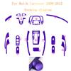 For Buick lacrosse 2009-2012 Interior Central Control Panel Door Handle Carbon Fiber Stickers Decals Car styling Accessorie