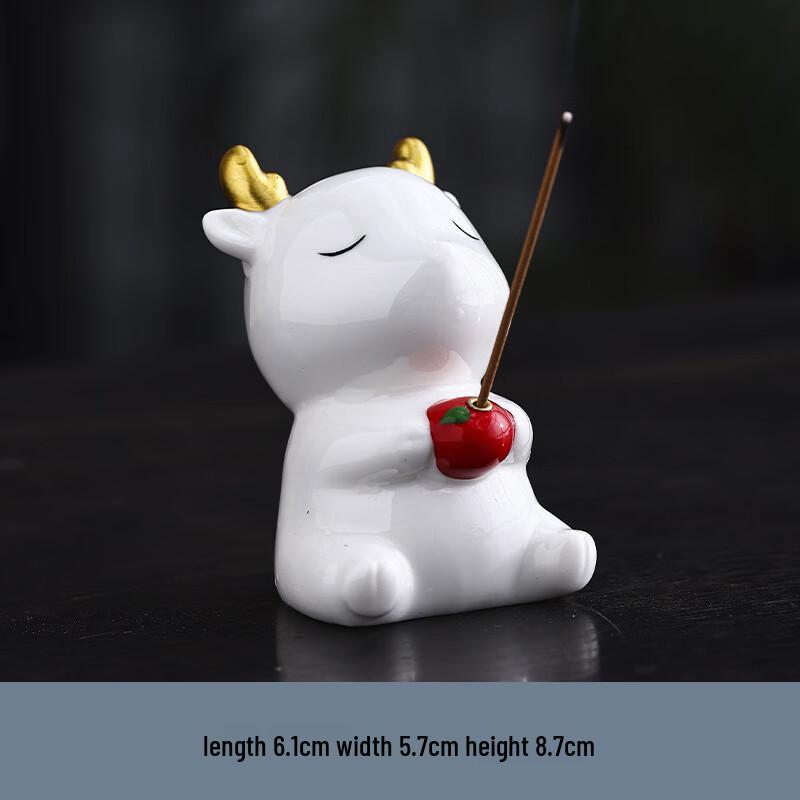 

Creative Ceramic Deer Incense Holder