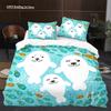 Sea Lion Duvet Cover King Queen Size Lovely Ocean Animals Bedding Set For Kids Boys Girls Blue Sea Beach Polyester Quilt Cover